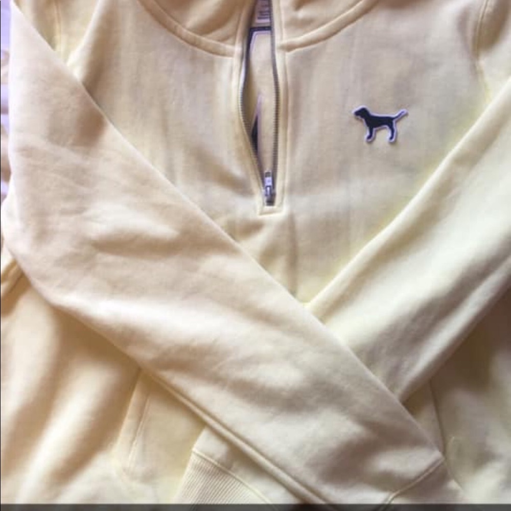VS PINK 1/4 zip pullover